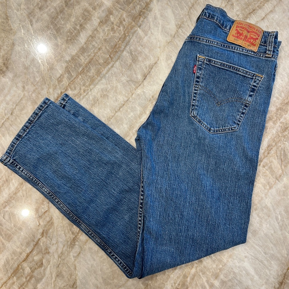 Levi’s 505 Regular Fit Jeans | Men’s 34x32 | Dark Wash Denim | Classic Straight